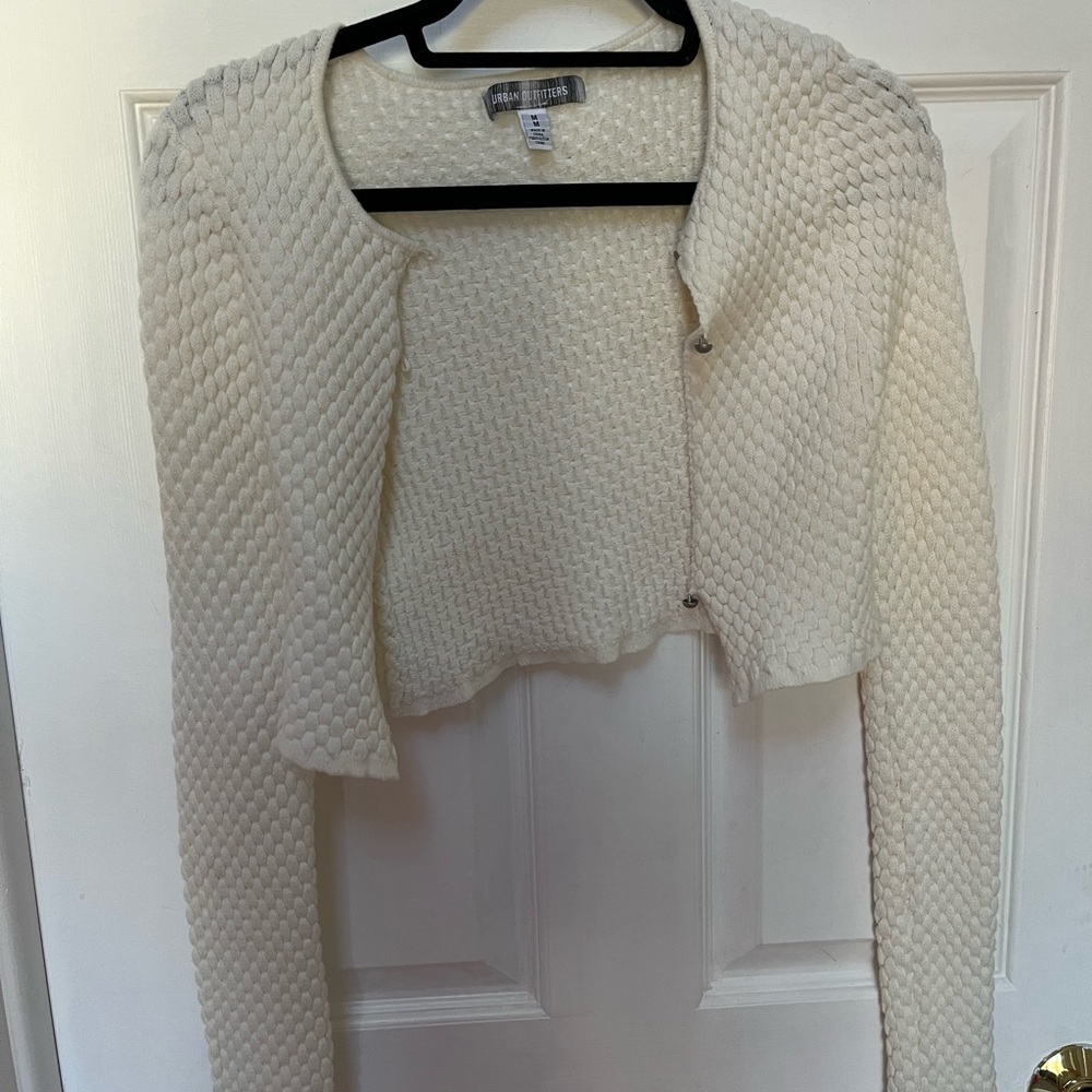Urban Outfitters Cream Crew Neck Sweater - Picture 2 of 6